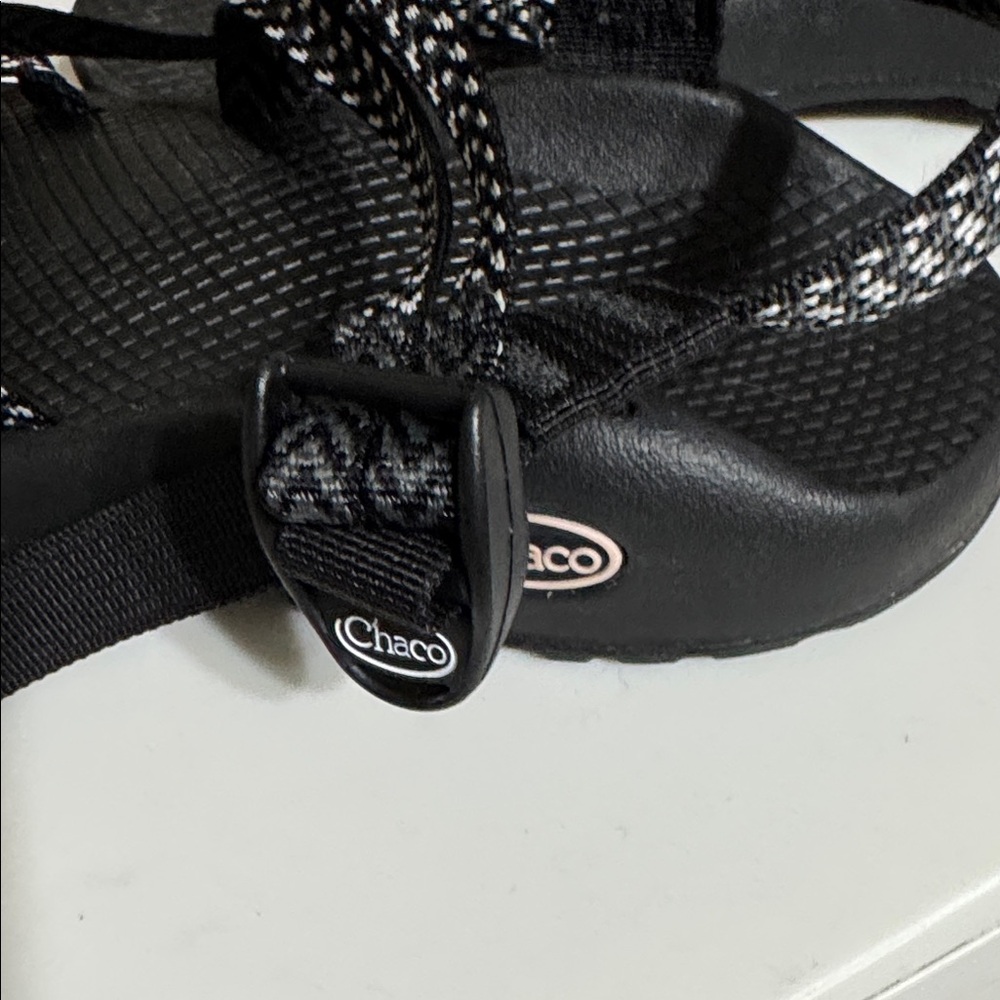 Chaco Black & White Patterned Strap Sandals - image 3